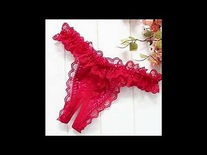 New open Crotch Sexy G String Thongs Female Transparent Lace Panties
