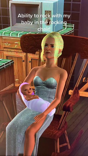 Rocking Chair Baby Sim Placement | Sims 4 Infant Update