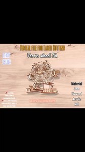 Laser cut 3d puzzle file Digital files no physical Product #lasercuttingfiles #laserfiles #DigitalFiles #dxf #3d #puzzle #vector #CDR #svgfiles #svgcutfiles | Laser Cutting Files