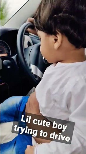 Cute Baby trying to Drive 🚗car|Just Funniest|Baby Car🚗driving|Cute Babies