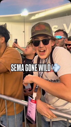 Only in Vegas 🤯 Burnouts, smoke, and chaos at @semashow . . #SEMAShow #VegasCars #DriftNation #CarCulture | 2Dpromotions