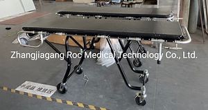 [Hot Item] Heavy Duty Aluminium Alloy Folding Mortuary Trolley Funeral Stretcher