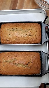 🍌BANANA BREAD 📌 (Save this recipe!!) Banana Bread is made with ripe bananas, brown sugar, and a few simple ingredients. Makes 3 loaves & freezer friendly. Ingredients Needed: • unsalted butter (softened) OR vegetable shortening • brown sugar • granulated sugar • ripe bananas, mashed • large eggs room temperature • vanilla extract • sour cream or full-fat buttermilk • all-purpose flour • salt • baking powder • baking soda • chopped pecans or walnuts (optional) FULL PRINTABLE recipe here 👇 http