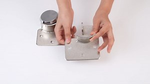 Heavy Duty Stainless Steel Hidden Shackle Padlock, 2.87 inch Security Hasp Lock Set for Gates, Trailers, Sheds