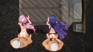 Girls x Insects and Dog (MMD)