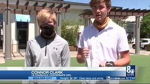 Two North Carolina teens have launched a face mask & neckwear company Coppersafe Masks with part for the proceeds going to help front line health workers! If interested, you can purchase one at coppersafemasks.com | Las Vegas NOW
