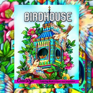 With 35 ideas in Birdhouse Coloring Book, you will have a wonderful experience for the natural journey which mixed with the dazzling birds and creative birdhouses to create your own birdhouse. Moreover, CocoWyo also would like to contribute this book as a meaningful gift to kids, teens, seniors and adults of all ages. 👉Purchase them on cocowyo.com and the Amazon website. #cocowyopublishing #cocowyocoloringbook #coloringbooksforgrownups #coloringbookforadults #coloringbookforme #coloringbookarti