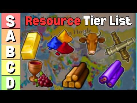 EU5 Resource Tier List! (Updated for Patch 1.1)