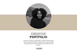 Creative designer portfolio - Website Design by Nicepage