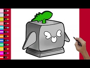 HOW TO DRAW ROCKET FRUIT BLOX FRUIT - ROBLOX - EASY STEP BY STEP DRAWING