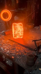 6.5K views · 61 reactions | Inside the stress-relieving factory tour Red-Hot Steel, Flying Scale, Absolute Control #crafts #process #machine #factory #forging #manufacturer #blacksmith #fblifestyle | Inside the factory | Facebook