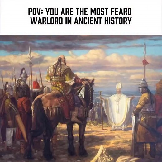 Abin Blackfyre on Instagram: "Attila the Hun was one of the most feared leaders of the ancient world, ruling the Huns from 434 to 453 CE. His rise transformed a nomadic confederation into a powerful force that threatened both the Eastern and Western Roman Empires. Known for lightning fast cavalry raids and relentless aggression, Attila’s name alone was enough to make cities surrender without a fight. During his campaigns, Attila destroyed towns across the Balkans, Germany, Gaul, and Italy, deman