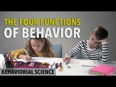The Four Functions of Behavior | ABA
