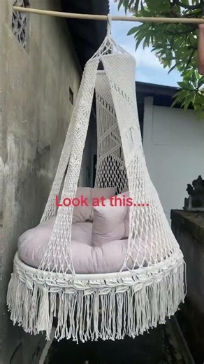 MACRAME SWING HAMMOCK | DIY MACRAME HAMMOCK #macrame