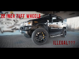 Hummer H2 on 22 Tuff Wheels | CarPorn