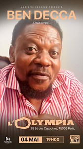 Le Président tchop tchop vous parle de BEN DECCA Officiel et du concert historique qu'il fera à Paris ce 04 mai. 🔥🔥🔥🔥🔥 | Cercles des STARS du 237