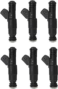 Fuel Injector Upgrade 6 PCS Fits for 87-97 Jeep Cherokee Comanche Wrangler 4.0