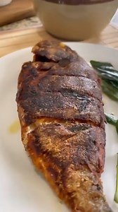 Sea Bream Fish Fry 👇For making marinade Kashmiri chili piwder- 2 tsp Regular hot chili powder- 1/2 tsp Turmeric powder- 1/8 tsp Ground black pepper- 1/2 tsp Gram flour or besan- 1 tbsp Rice flour- 1 tbsp Salt- 1 1/2 tsp Lemon juice- 1/2 tbsp Water- 3 to 4 tbsp 👇Preparation *Any kind of whole fish can be used. Sea bream is a very tasty & meaty fish. *If it’s uncleaned, sea bream has scales on the skin using a knife scrape the scales. *Remove internal organs & gills. *Throughly rinse under runni