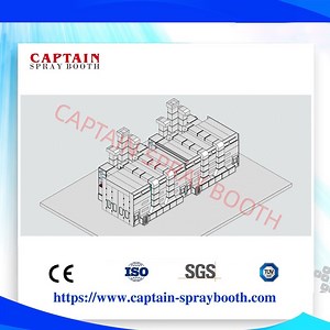 [Hot Item] Customized ATEX Type 20m-6m-4.5m Spray Booth / Explosion-Proof Paint Booth