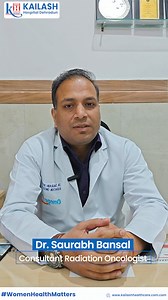 On the occasion of #InternationalWomensDay, Dr. Saurabh Bansal, Consultant Radiation Oncologist, applauds the dedication and resilience of women in healthcare. He encourages everyone to come together to support women and recognize their invaluable contribution to society. #womenhealth #cancerinwomen #healthwomen | Kailash Hospital