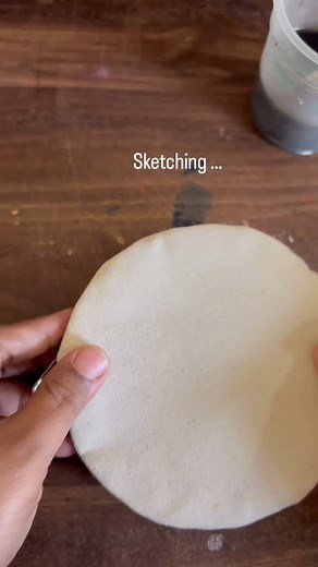 Handpainted circle canvas pouch #handpainted #instaartist #instaart #fabricart #sustainablefashion #madhubanipainting | Nature's Care