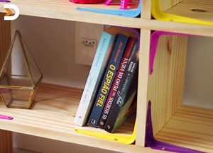 DIY Modular shelf without holes By: Diycore com Karla Amadori | MetDaan DIY