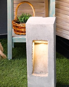 13K views · 18 reactions | Making a cement lamp look so natural with some DIY magic✨ | MetDaan Creative | Facebook