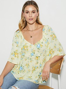 Buy DOROTHY PERKINS Floral Print Empire Top -  - Apparel for Women