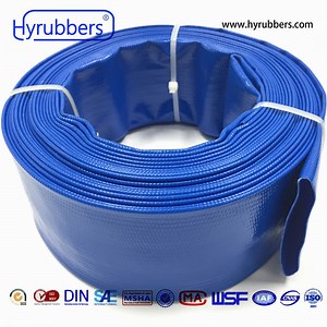 [Hot Item] Flexible Agriculture Water Discharge Hose Anti-UV PVC Lay Flat Hose
