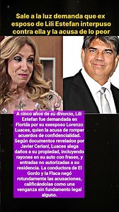 Sale a la luz demanda que ex esposo de Lili Estefan interpuso contra ella y la acusa de lo peor