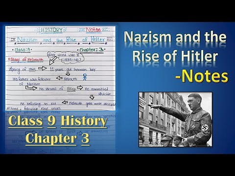 Class 9 History chapter 3: Nazism and The Rise of Hitler | Full Chapter NOTES | Our Study Committee