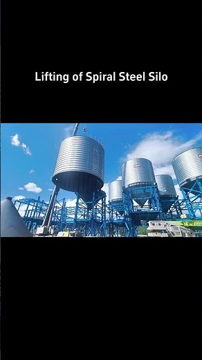Lifting of Spiral Steel Silo