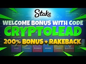 Stake Casino Welcome Bonus CRYPTOLEAD – How to Activate 200% Extra + Rakeback