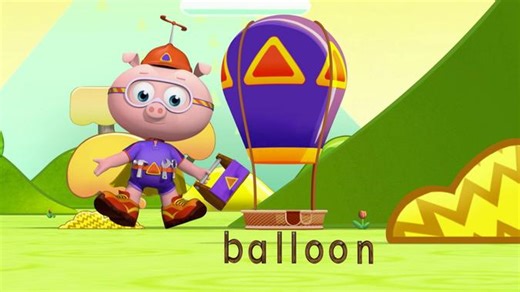 Super Why! - Alpha Pig Builds a Hot Air Balloon Video | PBS KIDS