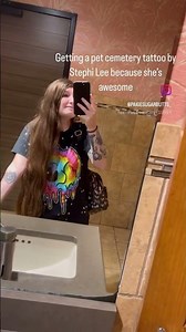 Getting a pet semetary tattoo by Stephi Lee! #tattoo #petsemetary #stephenking #stephenkingtattoo