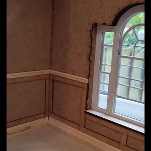 Room Box, 12th Scale Regency Style With Fireplace, Georgian Window, Panelling, Skirting, Coving & Dado. Double-walled Sides. Kit or Made-up. - Etsy