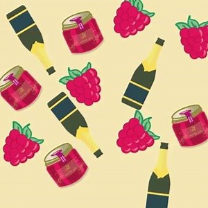 Raspberry GLITTER JAM with prosecco flavour <3 Only £3.99 and serves 15 cocktails. SHOP here: https://bit.ly/raspberryglitterjam | Popaball | Facebook