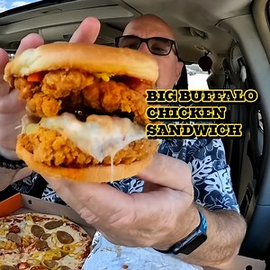 Feast Mode Activated: Dive into Flavor Overload with a Big Buffalo Chicken Sandwich! | KBDProductionsTV