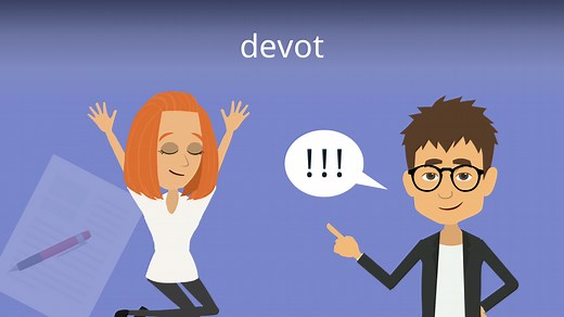 devot • Bedeutung Fremdwort