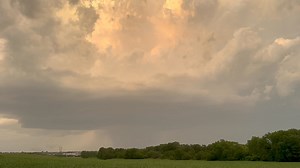 28K views · 289 reactions | Beautiful sunset at supercell near Omaha. Some big hail reports coming out of this cell earlier. - Mike | Nebraska Storm Chasers | Facebook