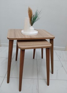 Wood Nesting Side Tables: Customizable Coffee Tables - Etsy