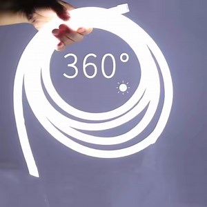 [Hot Item] ETL CE Listed 360 Degree 22mm Diameter LED Rope Strip Silicon Tube 12W Waterproof IP65 Round Shape for Holiday Decoration