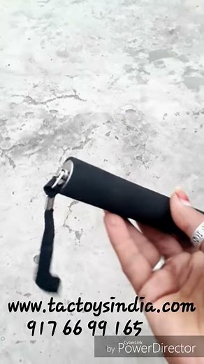 tactoysindia.com Expandable Flexible Carbon Steel Spring Coil Baton Chrome