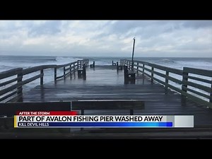 Hurricane Dorian washes away part of pier at Outer Banks