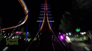 Take a night ride on Valravn! It's an experience you won't want to miss! The dive, the lights, the cool rush of wind through your hair, the view of other scream machines in the distance. Sit back and enjoy this nighttime virtual ride. | Cedar Point