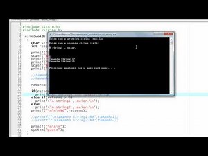 linguagem c função strcmp