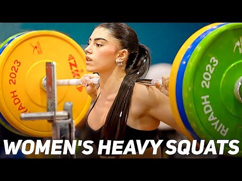 COMPILATION: Women's Heavy Squats | Riyadh 2023