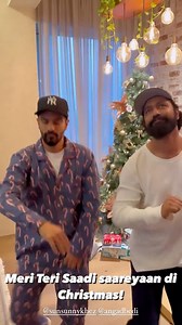 Vicky Kaushal and his brother Sunny Kaushal, along with Angad Bedi, brought a Punjabi twist to the Christmas party. #VickuKaushal #AngadBedi #ChristmasParty #SunnyKaushal #Bollywood #Entertainment #Actors #Christmas #Christmas2023 #Dance #PunjabiMusic | MiD DAY