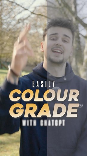 Cam Harvey | ChatGPT Color Grading Hack 🎬 Professional color grading no longer requires hours of tedious work or expensive software. In just 30... | Instagram