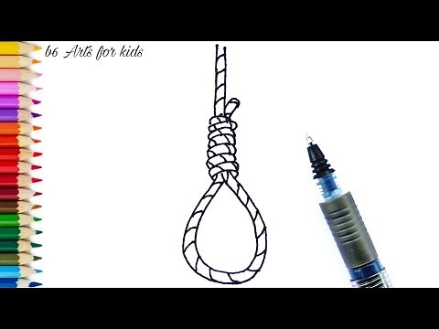 How to Draw a Noose in a Few Easy Steps: Drawing Tutorial for Beginners